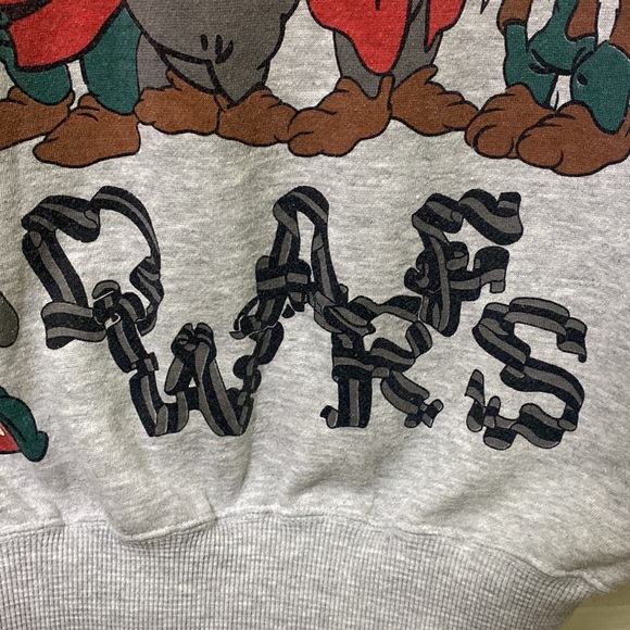 Disney Fan Art Sweater Seven Dwarfs Fits Size S/M - Picture 4 of 6